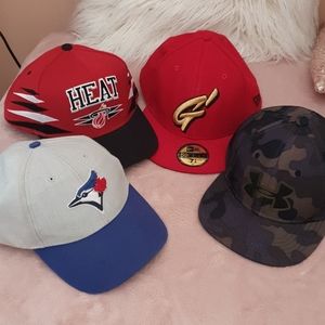 Under armour bluejay and nba Hat bundle